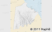 Classic Style Map of Tokar, single color outside