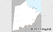 Gray Simple Map of Tokar