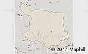 Shaded Relief 3D Map of Juba, semi-desaturated