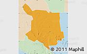 Political Map of Juba, lighten