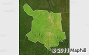 Satellite Map of Juba, darken