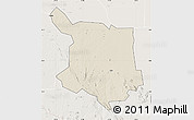 Shaded Relief Map of Juba, lighten