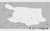 Gray Panoramic Map of Juba