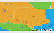 Political Panoramic Map of Juba