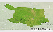 Satellite Panoramic Map of Juba, lighten