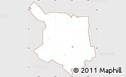 Classic Style Simple Map of Juba, cropped outside