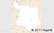 Classic Style Simple Map of Juba