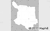 Gray Simple Map of Juba