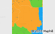 Political Simple Map of Juba