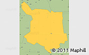 Savanna Style Simple Map of Juba