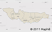 Shaded Relief Map of Equatoria, cropped outside