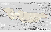 Shaded Relief Map of Equatoria, desaturated