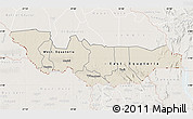 Shaded Relief Map of Equatoria, lighten