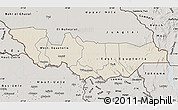 Shaded Relief Map of Equatoria, semi-desaturated