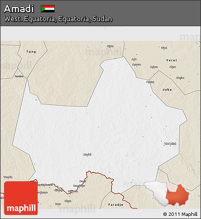 Classic Style 3D Map of Amadi