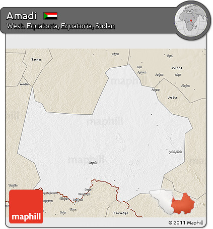 Classic Style 3D Map of Amadi