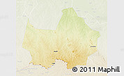Physical 3D Map of Amadi, lighten