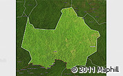 Satellite 3D Map of Amadi, darken