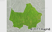 Satellite 3D Map of Amadi, lighten, semi-desaturated