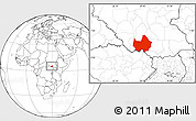 Blank Location Map of Amadi
