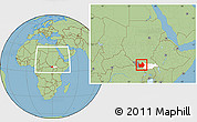 Savanna Style Location Map of Amadi, highlighted parent region, highlighted grandparent region, within the entire country