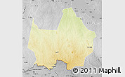 Physical Map of Amadi, desaturated