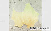Physical Map of Amadi, semi-desaturated