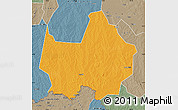 Political Map of Amadi, semi-desaturated