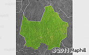 Satellite Map of Amadi, desaturated