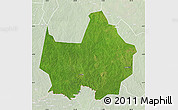 Satellite Map of Amadi, lighten