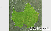 Satellite Map of Amadi, semi-desaturated