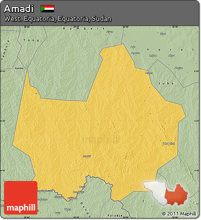 Savanna Style Map of Amadi