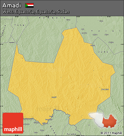 Savanna Style Map of Amadi