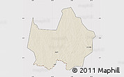 Shaded Relief Map of Amadi, cropped outside