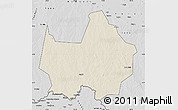 Shaded Relief Map of Amadi, desaturated