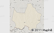 Shaded Relief Map of Amadi, semi-desaturated