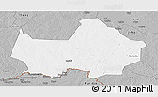 Gray Panoramic Map of Amadi
