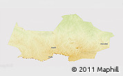 Physical Panoramic Map of Amadi, cropped outside