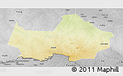 Physical Panoramic Map of Amadi, desaturated