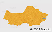 Political Panoramic Map of Amadi, cropped outside