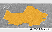 Political Panoramic Map of Amadi, desaturated