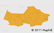 Political Panoramic Map of Amadi, single color outside