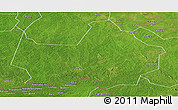 Satellite Panoramic Map of Amadi