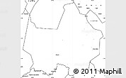 Blank Simple Map of Amadi