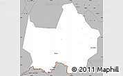 Gray Simple Map of Amadi