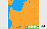 Political Simple Map of Amadi