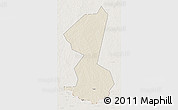 Shaded Relief 3D Map of Yambio, lighten