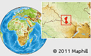 Physical Location Map of Yambio
