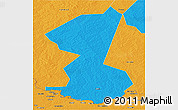 Political Panoramic Map of Yambio