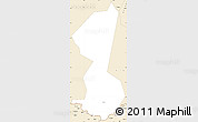 Classic Style Simple Map of Yambio